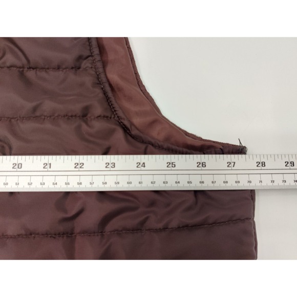 SONOMA Mens Size XXL Zip Brown Majesty Puffer Vest Lightweight Pockets - Picture 11 of 12
